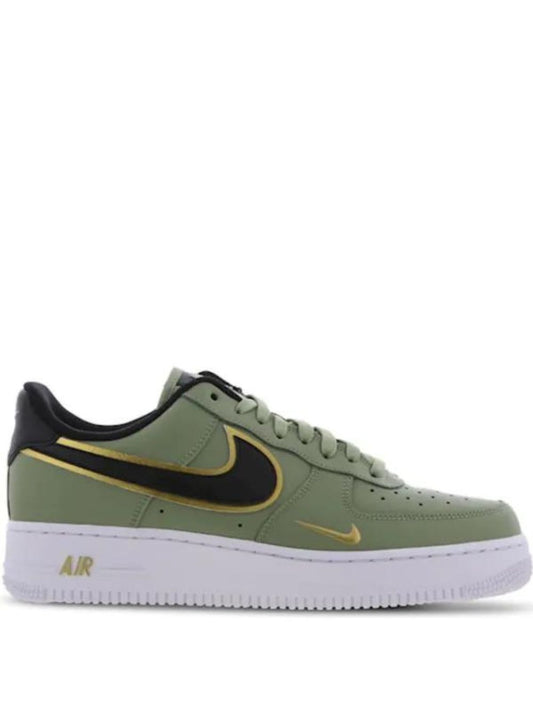 Nike Air Force 1 Low '07 LV8 Double Swoosh Olive Gold Black (unisex)